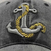 Картинка кепка Skully Wear baseball cap ancor black - 3