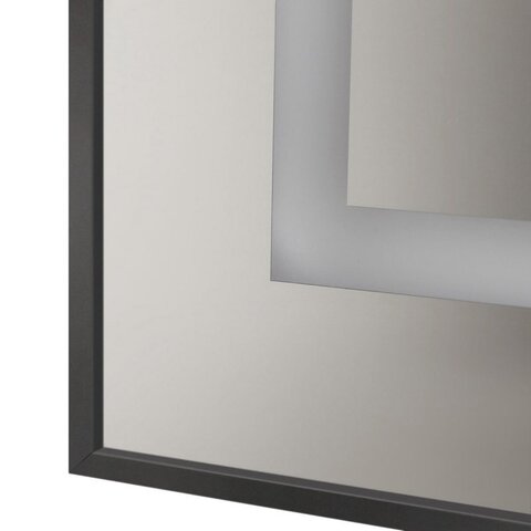 BelBagno SPC-KRAFT-1000-800-SENS-AL Зеркало в алюминиевой раме со встроенным светильником и сенсорным выключателем и сенсорным выключателем по периметру рамы, SPC-KRAFT-1000-800-SENS-AL