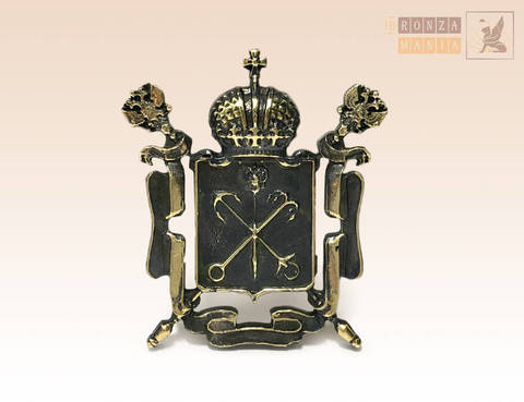 накладка Герб Санкт Петербурга 3,5х3,5 см