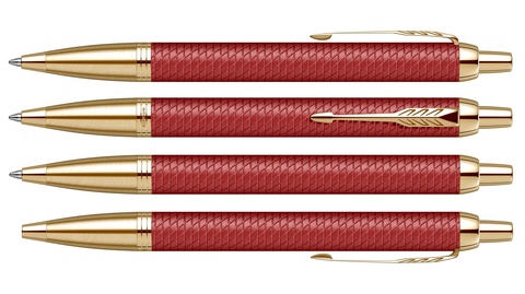 Ручка шариковая Parker IM Premium K318, Red GT (2143644)