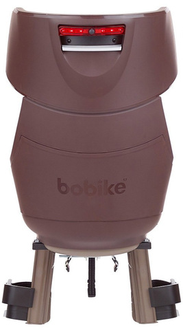 Картинка велокресло Bobike Exclusive Tour Plus Frame LED Toffee Brown - 2