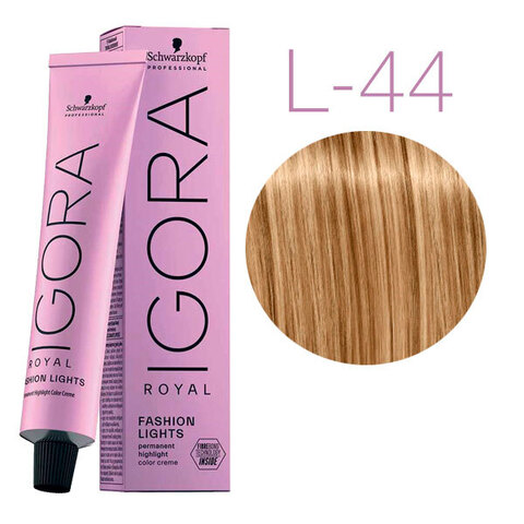 Schwarzkopf Igora Royal Fashion Lights L-44 (Бежевый экстра) -  Перманетный краситель