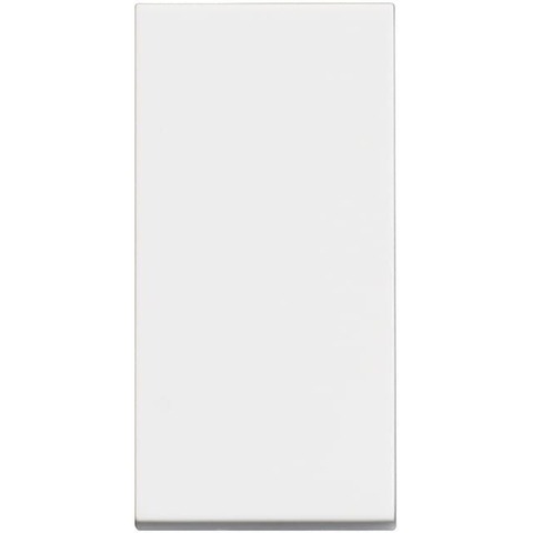 Выключатель/переключатель одноклавишный на 2 направления(проходной) 10А DIY упаковка - 1 модуль. Цвет Белый. Bticino серия CLASSIA. RW4003P
