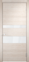 Межкомнатная дверь Баден 10 ДО / Цвет Дуб бежевый вералинга / Стекло "Лакобель" / Двери Верда