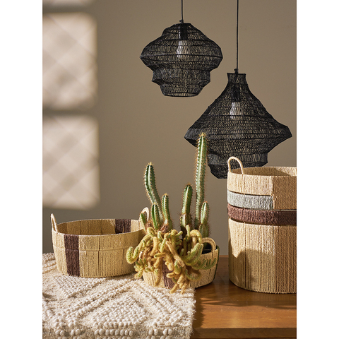 Корзина плетеная Tkano Bodhran Chocolate Ethnic tk24-st_ba0011