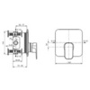 Смеситель встраиваемый на 1 потребителя Ideal Standard Tonic II A6339AA