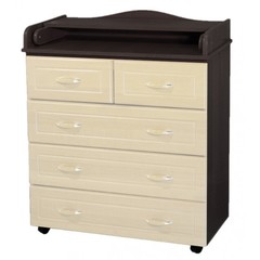 Комод  "Мишка" №2 (слоновая кость)