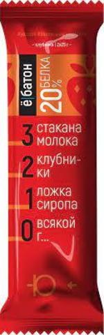 Ё|батон батончик клубничный в шоколадной глазури 50 г