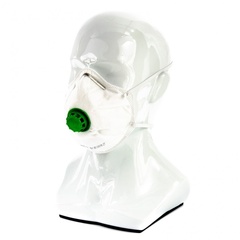 Полумаска фильтрующая формованная, модель "ИСТОК", с клапаном выдоха, FFP2 NR  Россия, 892597