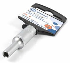 Головка торцевая глубокая КОБАЛЬТ 1/4