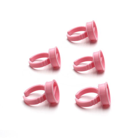 Кольцо для клея, розовое (1уп - 5шт)