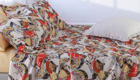 Постельное белье 1.5 спальное Mirabello Valencia 80B F.Bianco