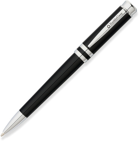 FranklinCovey Freemont - Black Chrome, шариковая ручка, M, BL
