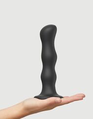 Черная насадка Strap-On-Me Dildo Geisha Balls size XL - 