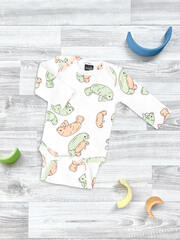 Боди Mjölk Ламантины с длинным рукавом