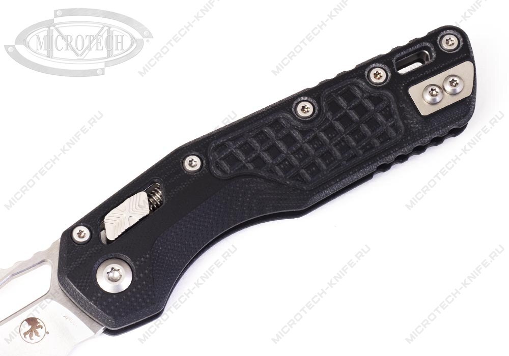 Нож Microtech MSI 210-11FRGTBK RAM-LOK Black G10 Partially Serrated - фотография 