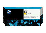 Печатающая головка HP 80 желтая, со средством очистки (4400 стр)