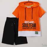 Костюм (капри из футера)