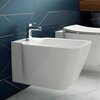 Ideal Standard T456801 STRADA II Подвесное биде, с отверстием перелива, с керамической накладкой слива (T854601), с крепежом