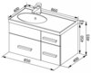 Aquanet 156361 Компл.6 - Шкаф навесн. Данте 25 (156361)