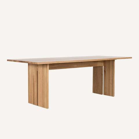 Прямоугольный кухонный стол из массива дуба - JULMA