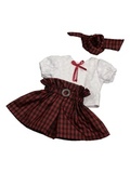 Юбка и блузка - Красный. Одежда для кукол, пупсов и мягких игрушек.