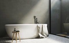 Смеситель для ванны напольный Lemark Bronx - LM3744GM