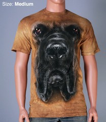 Футболка Mountain с изображением мастиффа - Mastiff Face