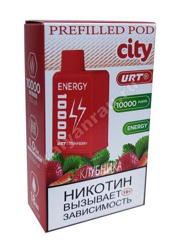 Картридж City Energy Клубника 10000 затяжек