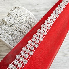 Стразы для рукоделия клеевые на нитке 