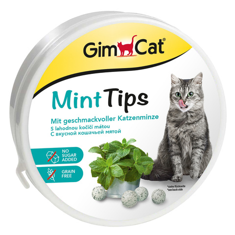 GimCat Витамины для кошек с кошачьей мятой МинтТипс (200 г)