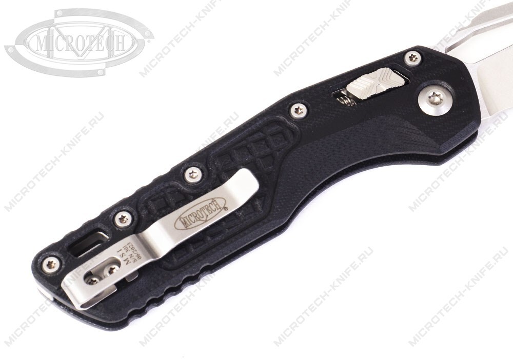 Нож Microtech MSI 210-11FRGTBK RAM-LOK Black G10 Partially Serrated - фотография 