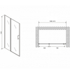 Душевая дверь ABBER Sonnenstrand AG04140S