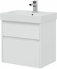 Aquanet 245240 Тумба с раковиной Nova Lite 60 2 ящ. цв. бел. глянец (245240)