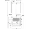 Aquanet 183065 Компл.2 - Зеркало Мадейра 70 цв.дуб кантри (183065)