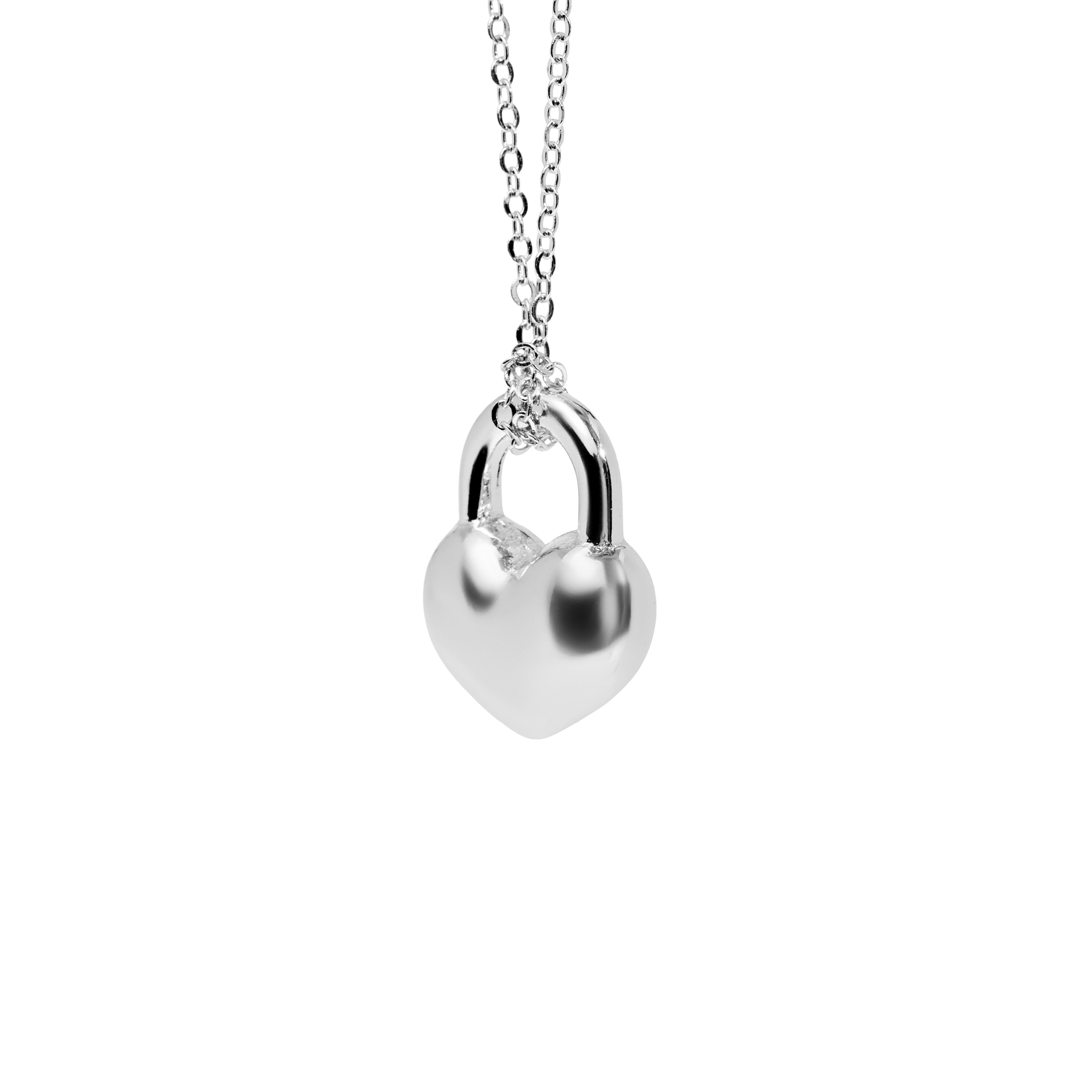 

Колье Heart Lock Necklace - Silver