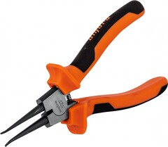 Ombra 440307 Щипцы прямые для стопорных колец с двухкомпонентными рукоятками, разжим, 180 мм, 5-40 мм 55195