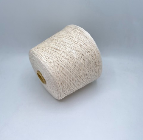 для Brunello Cucinelli (пр.Италия),art-Seta/cotone 510м/100 гр. 50%Хлопок 50%Шелк , цвет-Кремовый, арт.29338