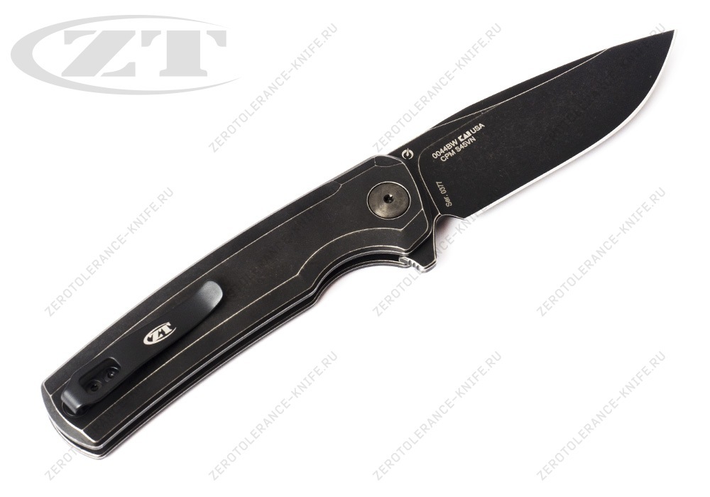 Нож Zero Tolerance 0044BW Button Lock Flipper - фотография 