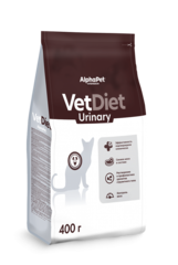 Сухой корм для кошек AlphaPet Vet Diet (АльфаПет) 0,4кг Urinary сухой при заболеваниях нижних отделов мочевыводящих путей