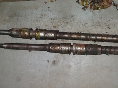 Шарико-винтовая пара ШВП L=1560 L резьбы=1340 d67 шаг 10мм