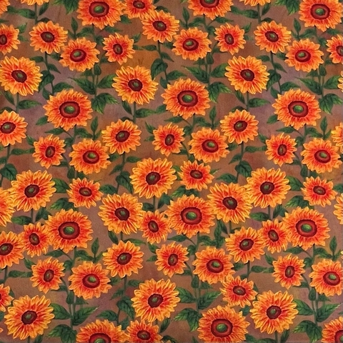 СОЛНЕЧНЫЕ ХРИЗАНТЕМЫ, 100% ХЛОПОК