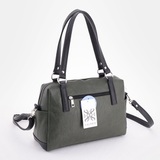 Сумка Саломея 1105 македония оливковый + черный