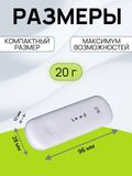 Модем ZTE MF79RU / MF79U с Wi-Fi 2G/3G/4G USB, белый (Любой оператор, любой тариф)