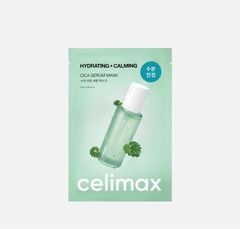 Celimax Hydrating+Calming Cica Serum Mask успокаивающая маска с экстрактом центеллы