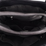 Сумка Саломея 373 македония серый + черный