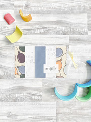 Набор платочков-слюнявчиков Mjölk Шарики