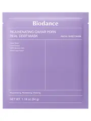 Biodance Rejuvenating Caviar PDRN Real Deep Mask гидрогелевая маска с ПДРН и икрой