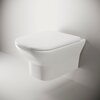Ceramica Nova CN1104-B Унитаз подвесной безободковый, с сиденьем микролифт, цвет: белый