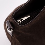 Сумка Саломея 507 эко-замша кофе